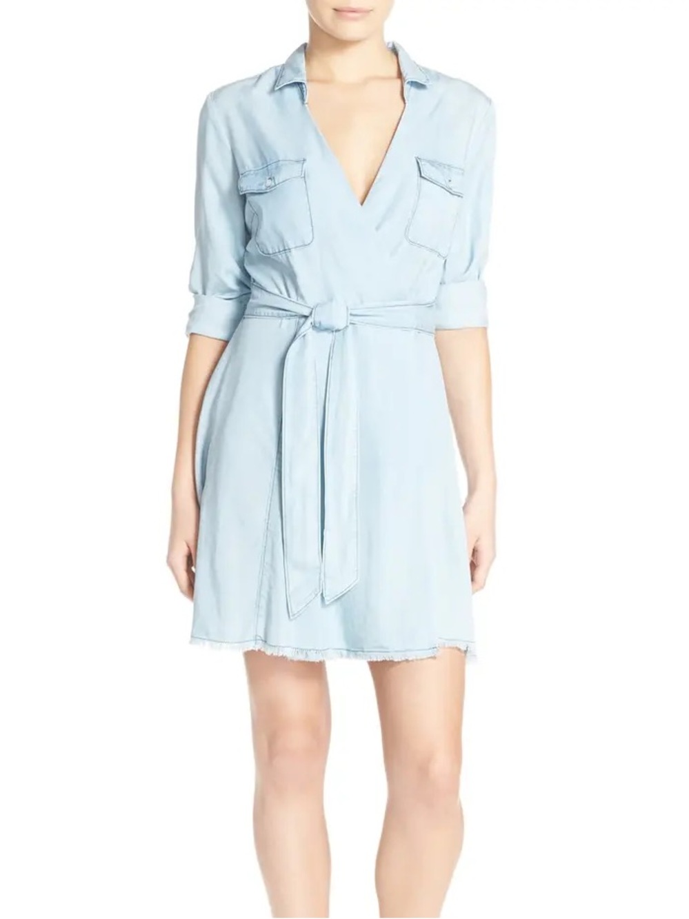 Women's BB Dakota Genesse Wrap Dress Chambray